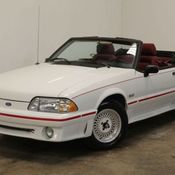 5 0l V8 White Convertible Red Interior Auto Fox Body