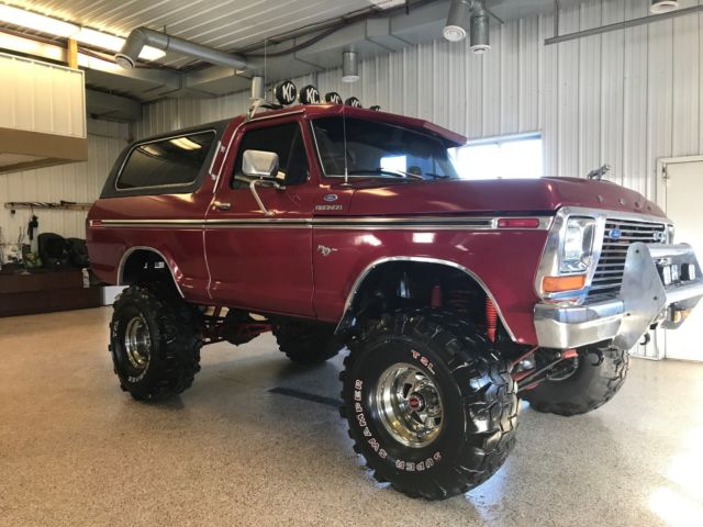 1979 Ford Bronco Xlt Lifted 38inch Tires 4x4 Barn Find No Reserve