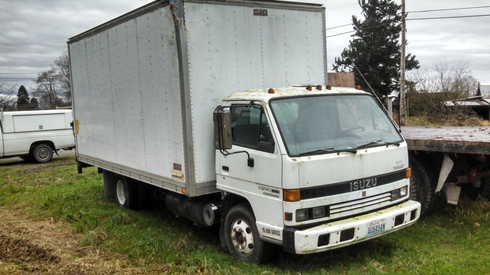 16 Ft Box Truck With Tilt Up Liftgate Classic Isuzu Other 1991 For Sale