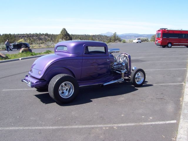 1932 ford 3 window coupe street rod Hot rod 32 ford hi boy - Classic