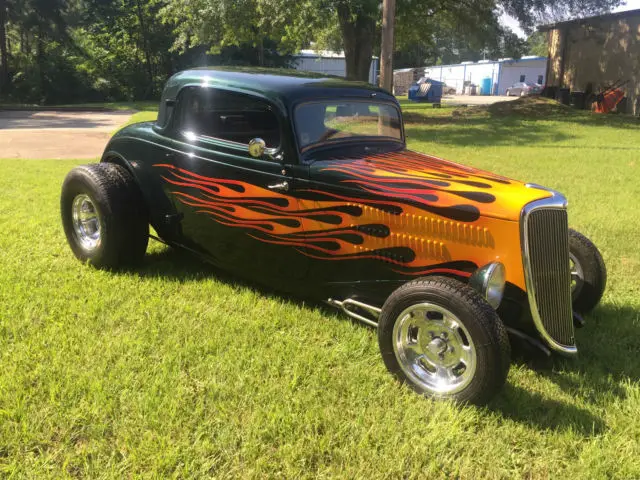 1934 Ford Three Window Coupe Hi Boy Hot Rod Halibrand Real Wheels Classic Ford Other 1934 1892