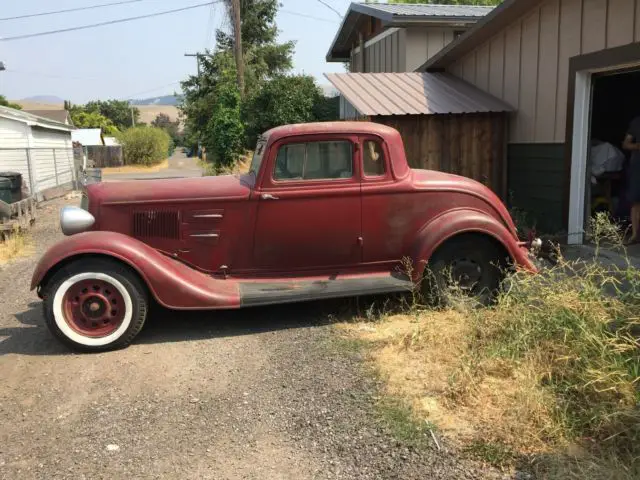 1934 Plymouth Deluxe PE Coupe - Classic Plymouth Deluxe PE Model 1934