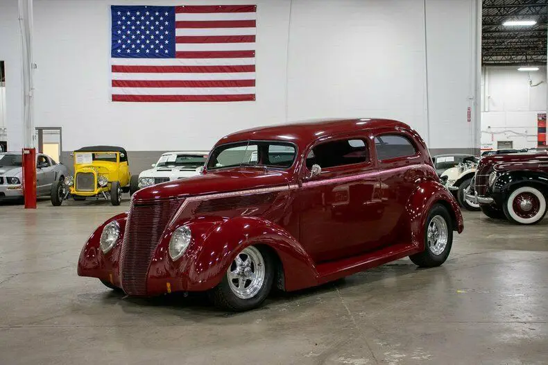 1937 Ford 2 Door 13368 Miles Maroon 350 Automatic - Classic Ford Other