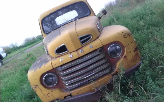 1948 Ford F3 fathead v8 yellow from birth has clear title - Classic Sns-Brigh10