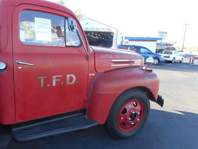 1950 Ford F5 Fire Truck, Rare Collectible Truck, in eBay motors - Classic Ford Fire Truck 1950 ...