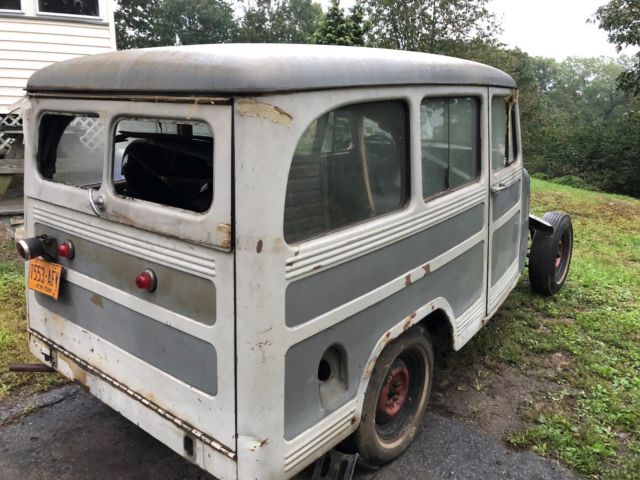 1950 Willys Wagon Barn Find Rat Hot Rod Classic Rare 2 Wd Project Custom Gasser Classic Willys 8677