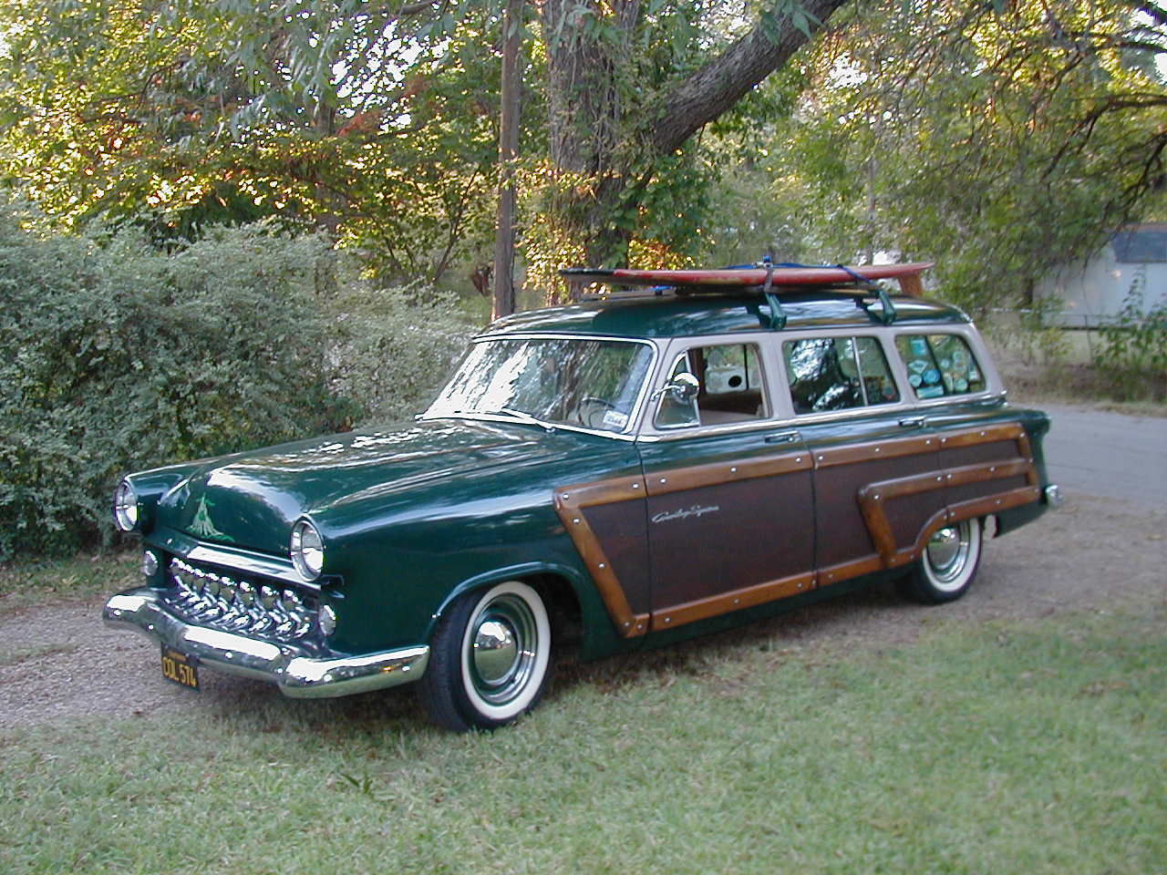 1953 Ford Custom Woody Wagonsurf Station Wagon Woodie Classic Ford