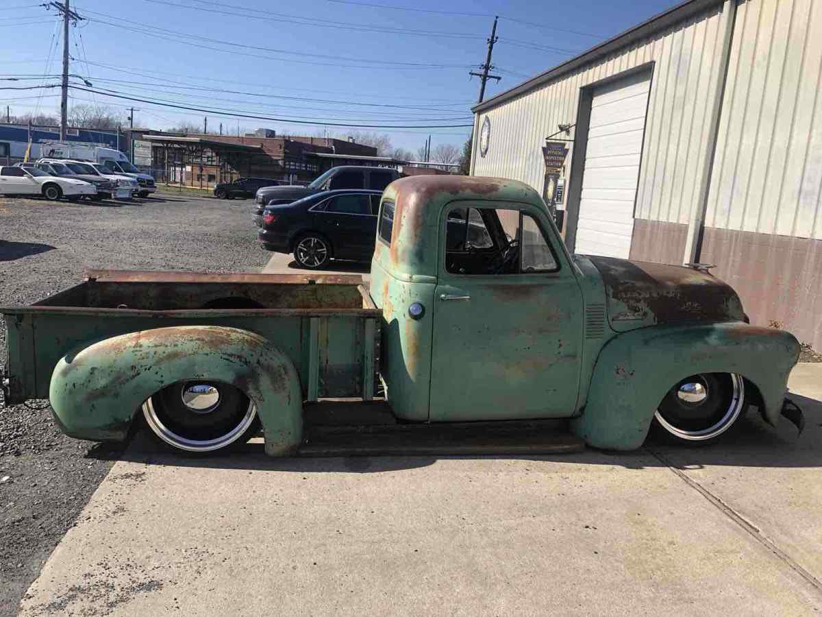 1953 Gmc Pickup Patina Chevy 3100 Ad Bagged Ls Classic Gmc Pickup 1953 For Sale
