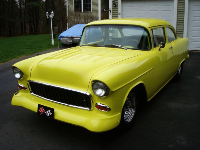 1955 Chevrolet Post Rust Free Body Custom Interior 355 4