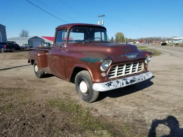 1955 Chevy Pickup Truck Rare 9 Foot Box 1 Ton Patina Task Force ...