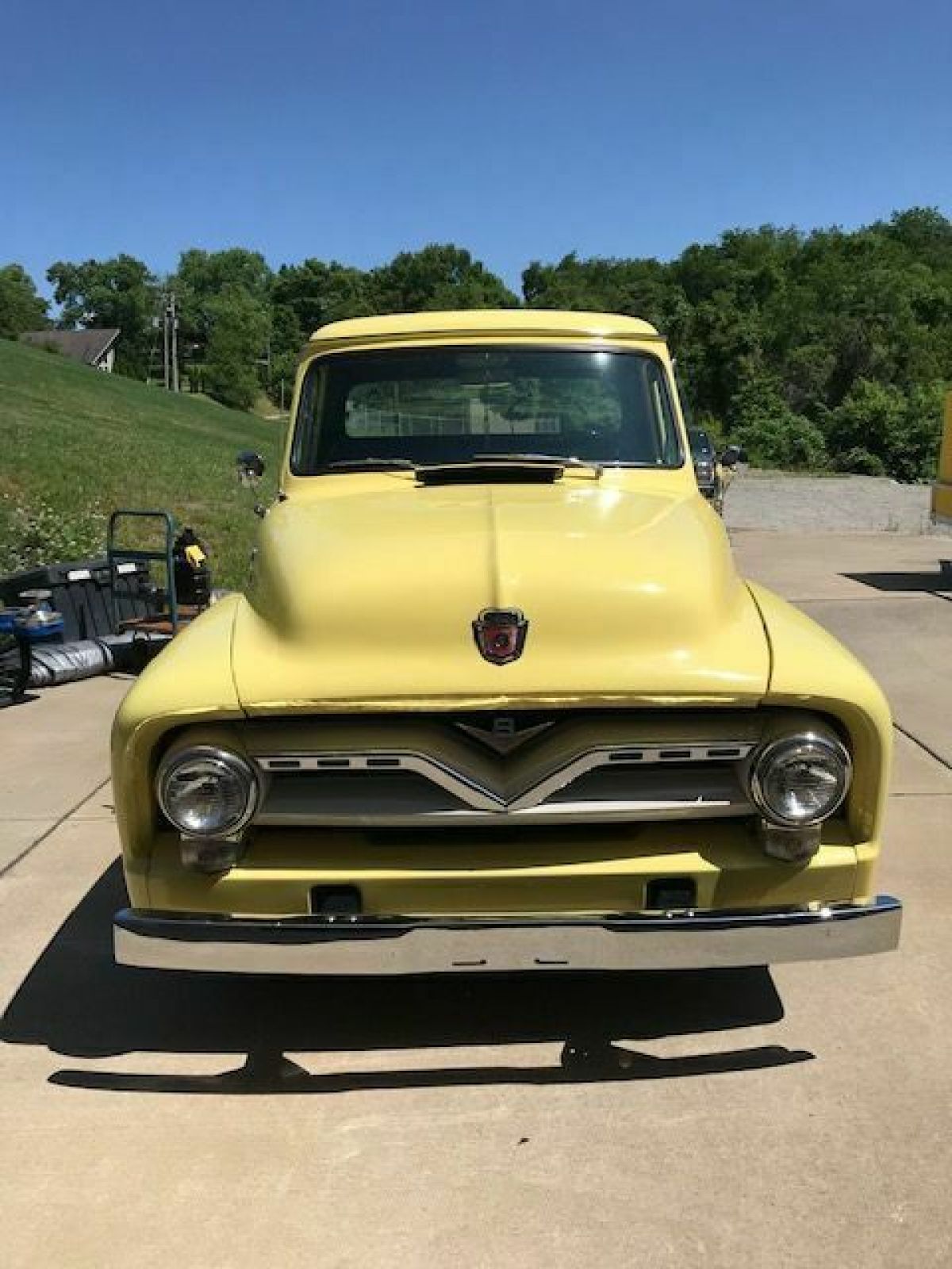 1955 Ford Pickup Truck F-100 , V-8 , 3spd. >> Complete Restoration