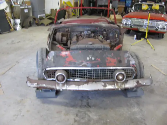 1955 FORD T BIRD PARTS CAR - Classic Ford Thunderbird 1955 for sale