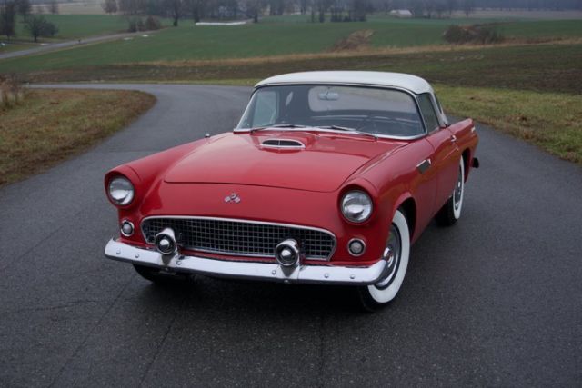 1955 Thunderbird - 2 Tops, Power Steering Brakes Windows and Seat