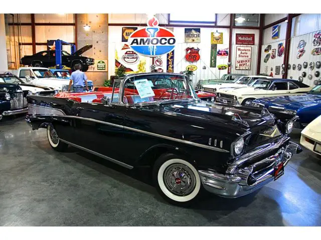 1957 Bel Air Convertible 275hp 283 Dual Quad New Top Great