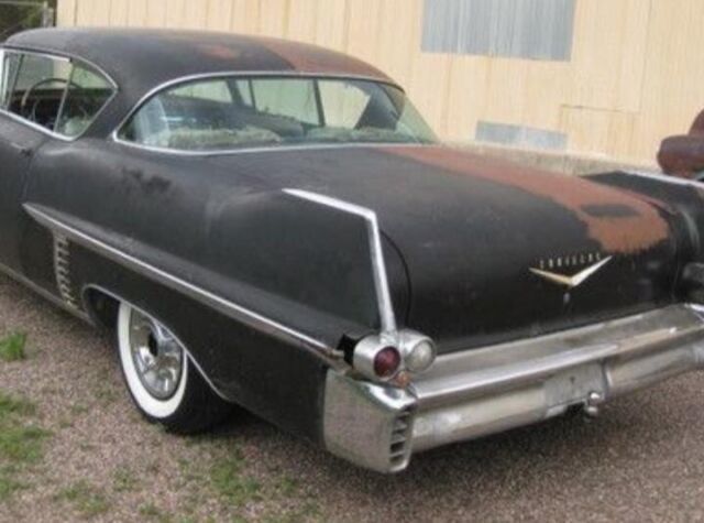 1957 Cadillac Deville Coupe Black Rwd Automatic 62 Series Classic Cadillac Deville 1957 For Sale 