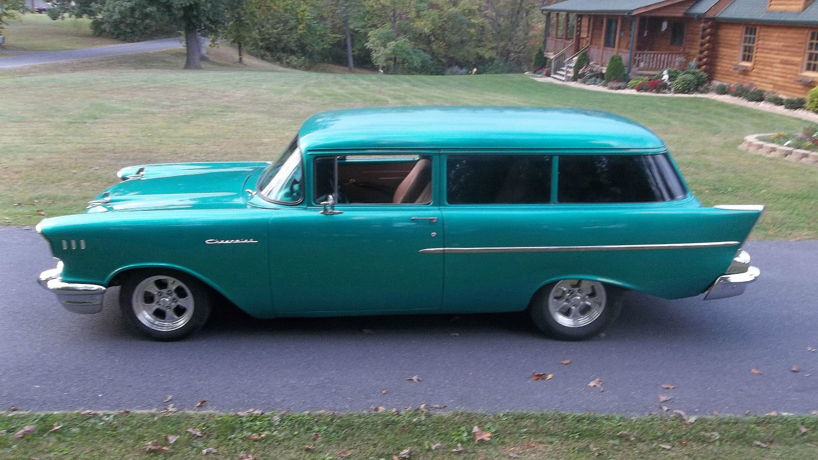 1957 Chevy 2 Door Handyman Wagon Rare 350 Auto