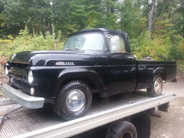 1957 FORD F100 LONG BED 6 CYL 3 SPEED 57 OFF THE ROAD SINCE 1992