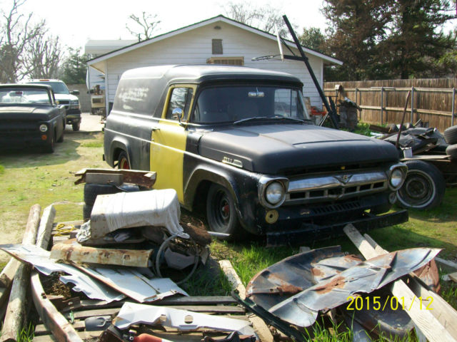 1957 FORD PANEL TRUCK STREET ROD, RAT ROD DAILY DRIVER - Classic Ford F