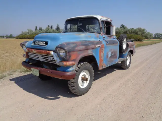 1957 GMC 100 Napco Power Pak 4x4 Western High Desert Truck Barn Find ...