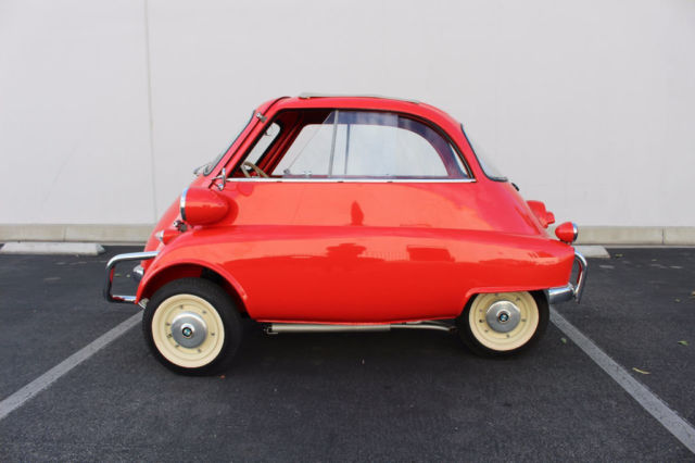 1958 BMW Isetta in Red / Only 4,768 Miles since Fully Restored