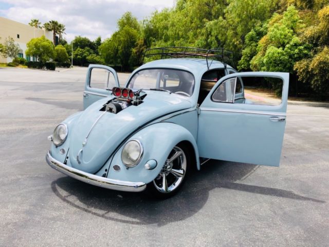 1958 Volkswagen Beetle 350 Sbc Blown Hot Rod Custom Built One Of A Kind