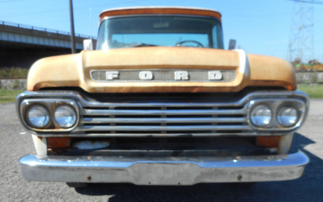 1959 Ford F100 Custom Cab Georgia Farm Truck 54K Miles All Original