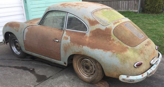 1959 Porsche 356a Barn Find A œratinaa With Coa Vin 106850