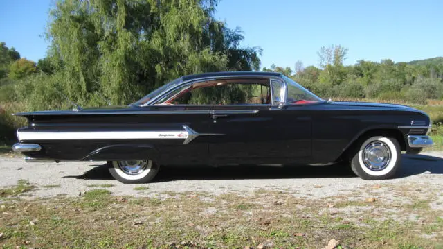 1960 Chevy Impala 2dr Coupe Black White With Red