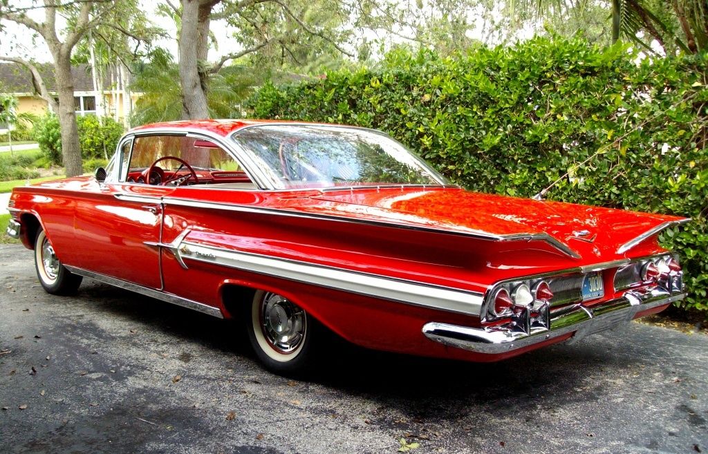 1960 Impala 2dr.ht coup. Roman red,V8283 automatic, power