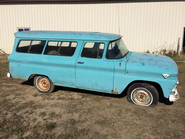 1962 Gmc Suburban 2 Door Original V6 4 Speed Classic Gmc