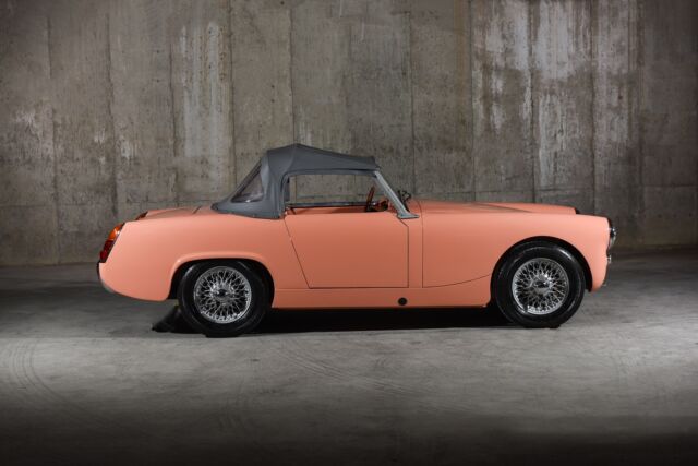 1963 Austin-Healy Sprite MK II Sprite 0 Salmon Convertible Manual