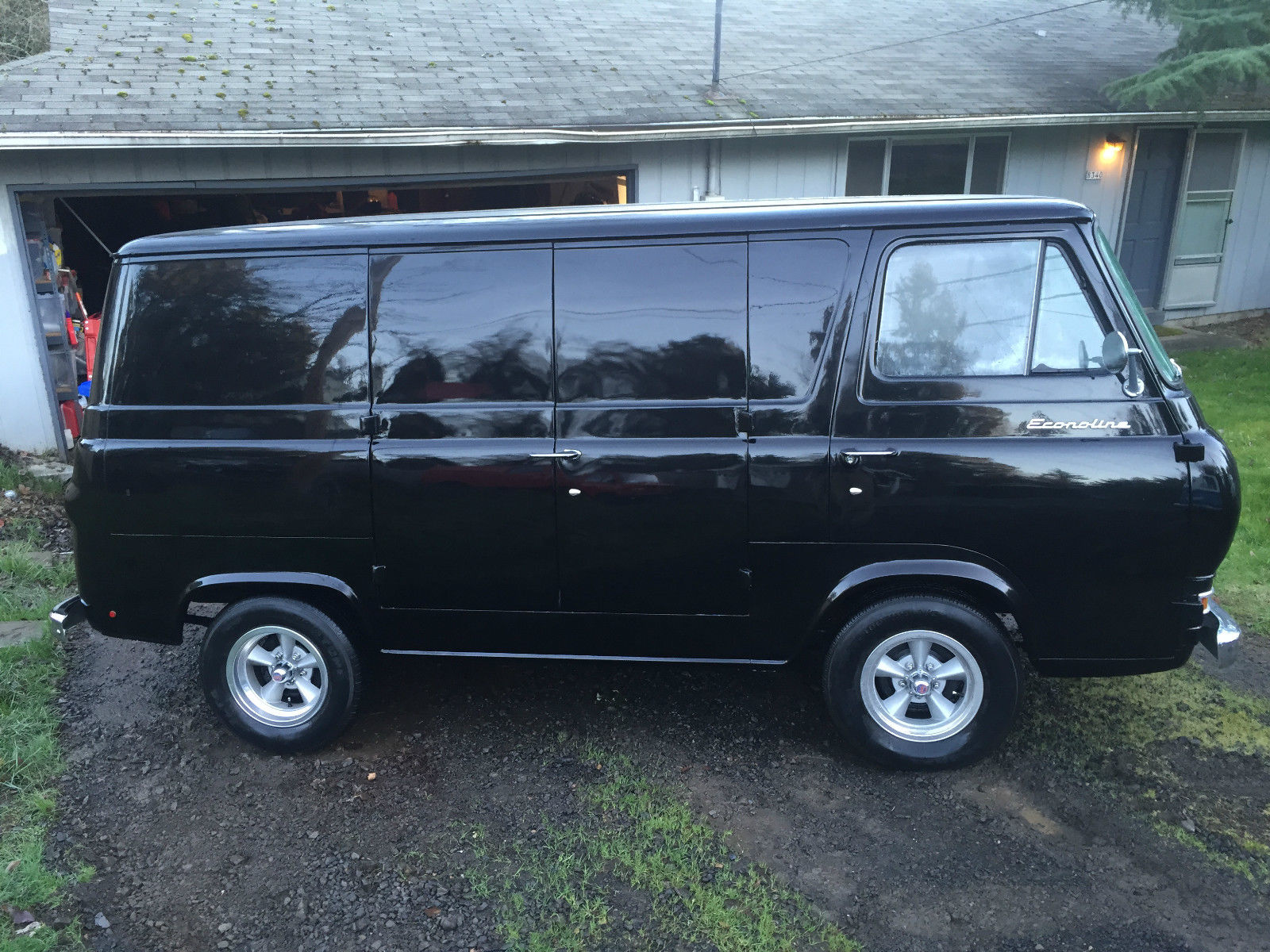 1963 Ford Econoline Van Black Panel Van Ground Up Restoration Extremely Clean - Classic Ford E