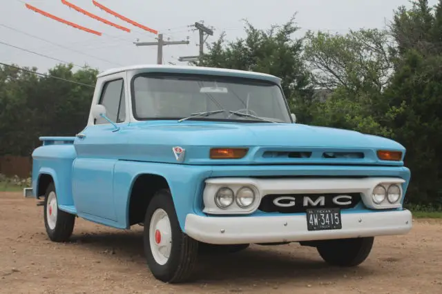 1964 Gmc Fenderside Pickup Truck Restored Texas Truck Low Reserve 305