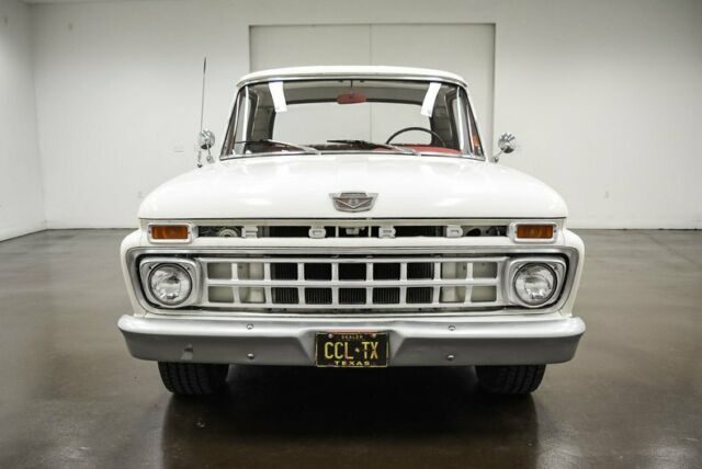 1965 Ford F100 10021 Miles White Pickup Truck 390 Big Block V8 4 Speed Manual - Classic Ford F