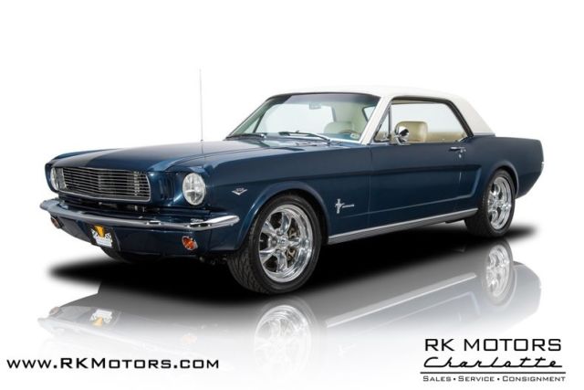 1965 Ford Mustang Caspian Blue Hardtop 302 V8 4 Speed Automatic Classic Ford Mustang 1965 For Sale 5585