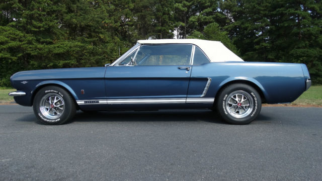 1965 Ford Mustang Gt Convertible W Pony Interior A Code