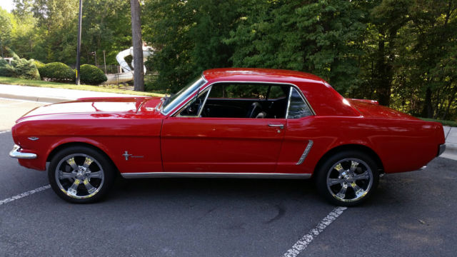 1965 Mustang Coupe V8 289 Matching Numbers New Wheels And Tires Clean
