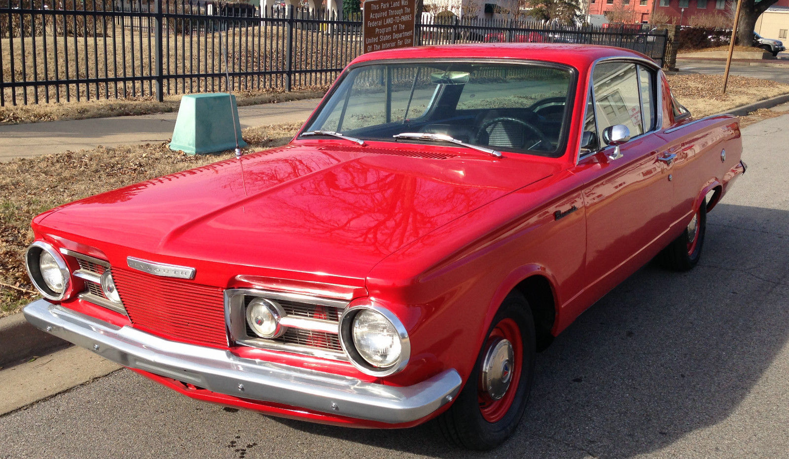 1965 Plymouth Barracuda Originally Red With Black The
