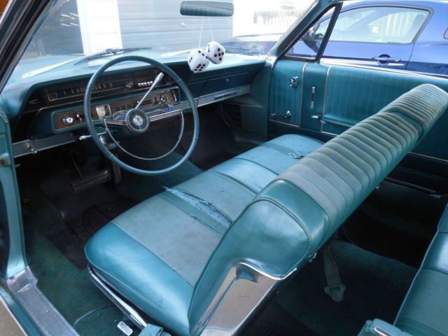 1966 Ford Galaxie 500 2 Door Fastback Aqua Classic Ford