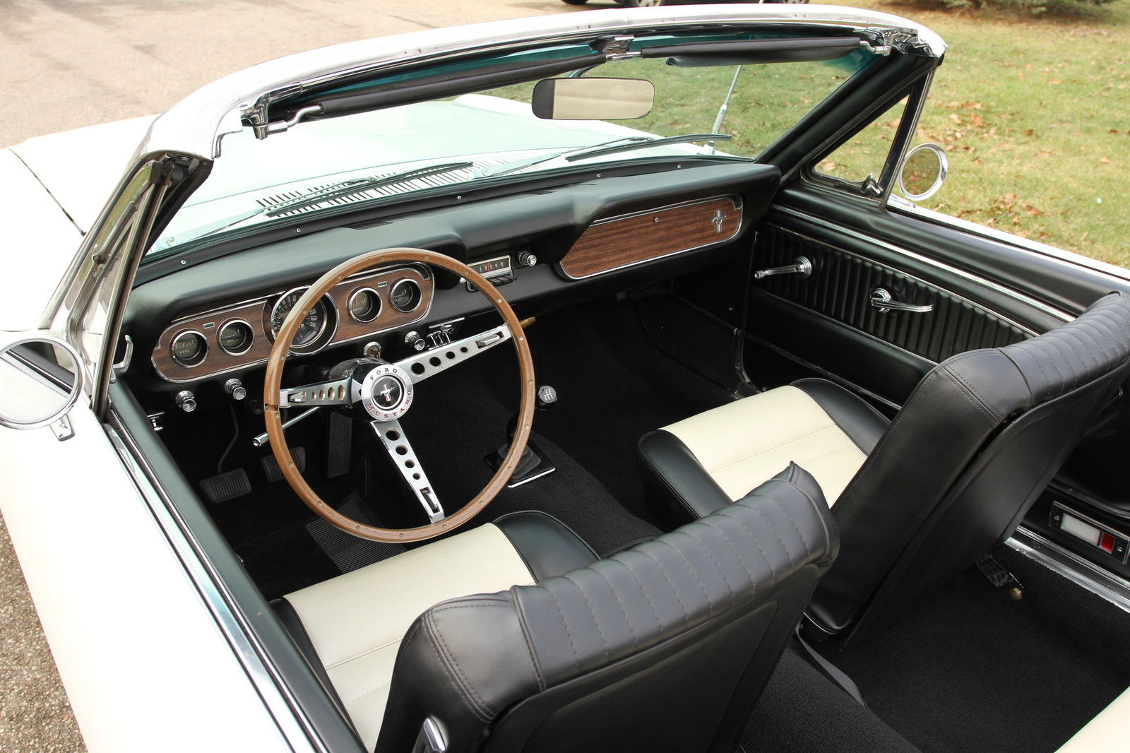 1966 Ford Mustang Convertible 289 C Code Pony Interior