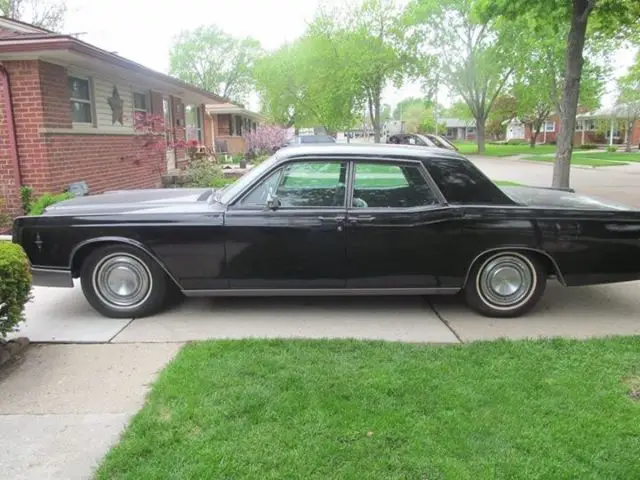 1966 Lincoln Continental Black On Black Suicide Doors