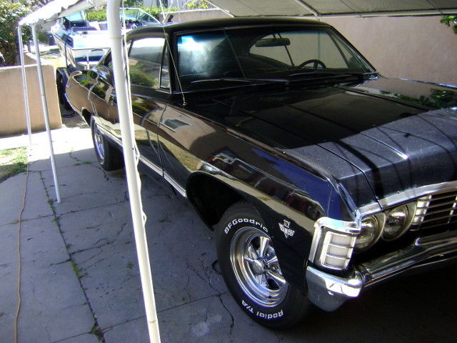1967 Chevy Impala Hardtop Black 2 Door Classic Chevrolet