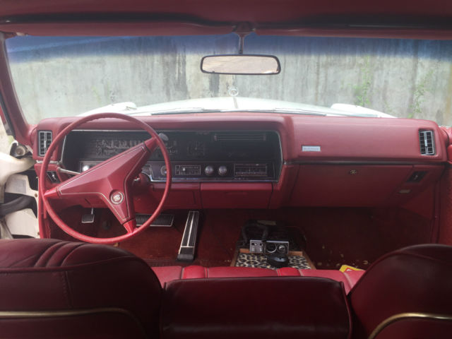 1967 Original White Cadillac Eldorado Two Door Red Leather