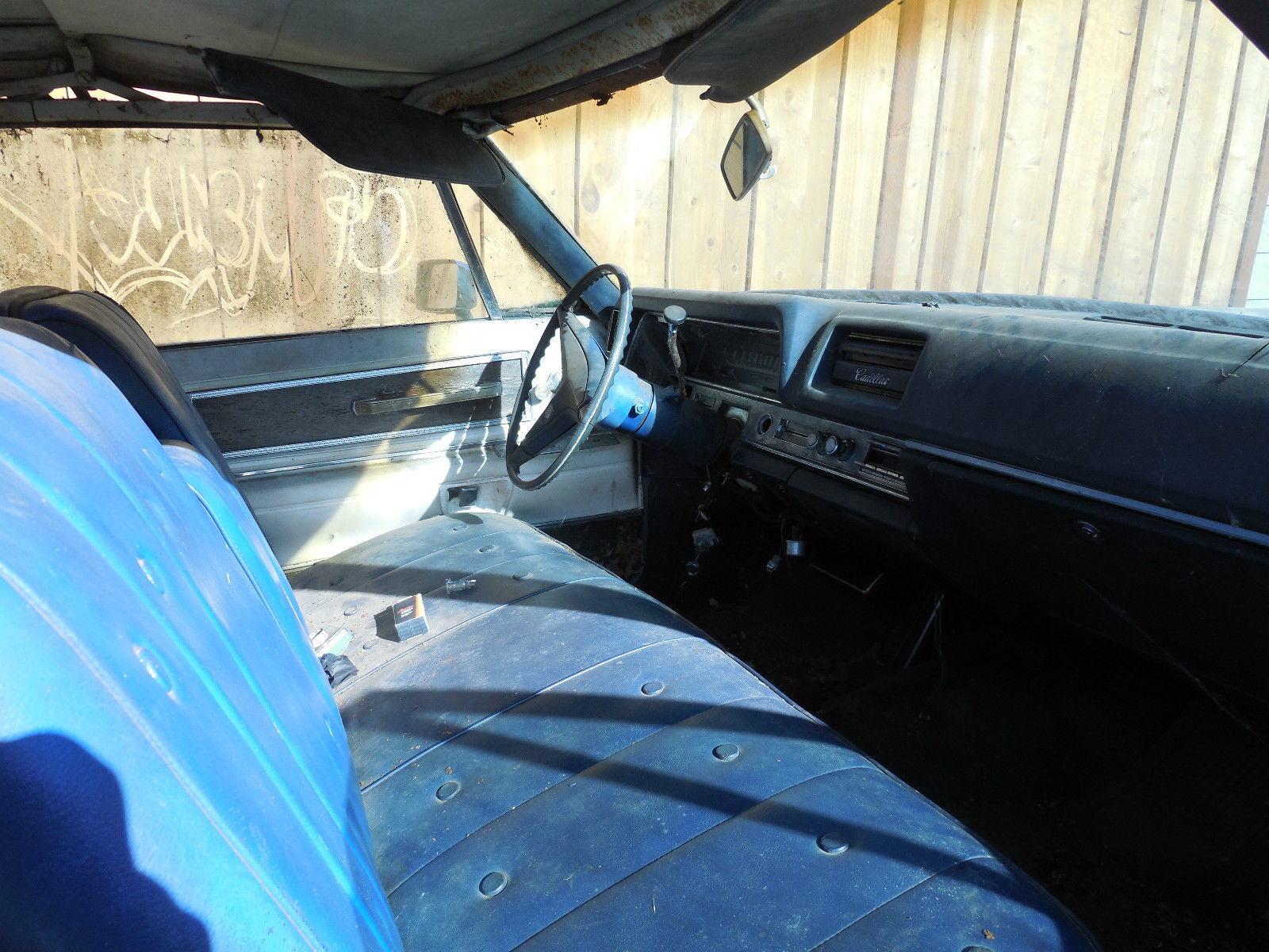 1968 Cadillac Coupe Deville Convertible Orig Blue Interior