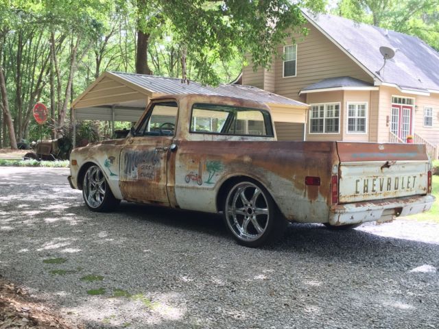 1968 Chevy C10 SWB COOL PATINA RAT HOT ROD LOWERED CHEAP - Classic Chevrolet C-10 1968 for sale