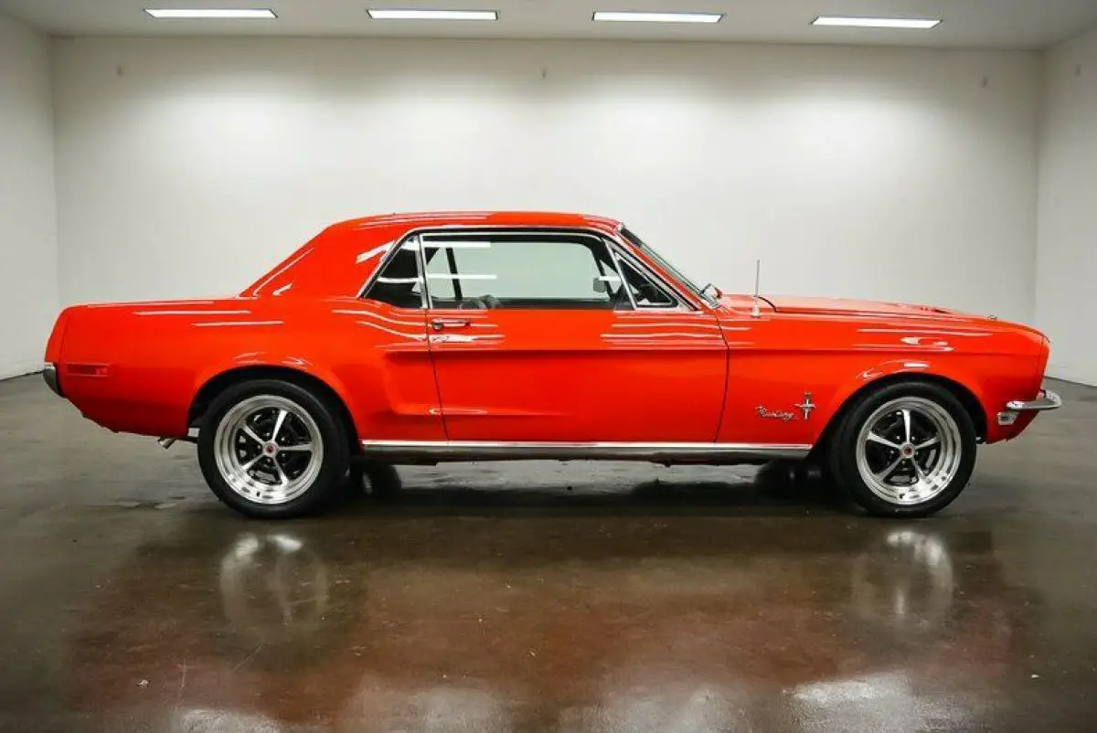 1968 Ford Mustang 29990 Miles Metallic Dark Toreador Red Deltron Coupe