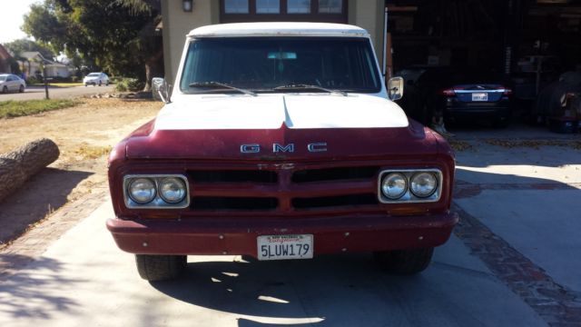 1968 Gmc 1500 V8 3 Door Suburban Classic Gmc Suburban 1968