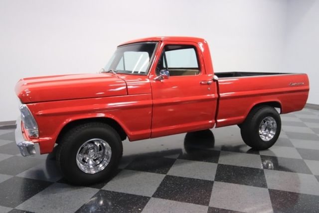 1969 Ford F 100 Pickup Truck 302 V8 4 Speed Automatic W Overdrive