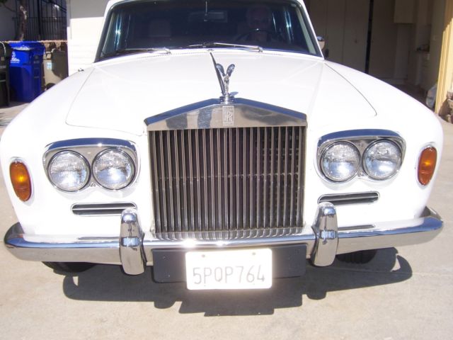 1969 Rolls Royce Silver Shadow White Exterior Tan Interior