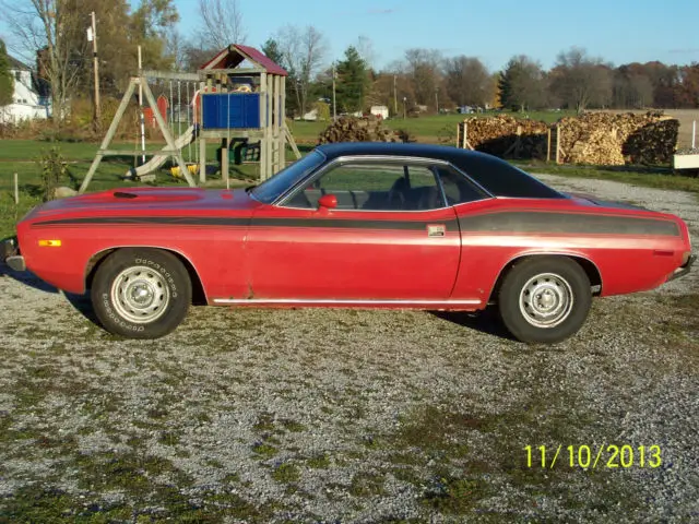 1970 74 Plymouth Cuda Barracuda 340 At Rallye Red 1973 Complete